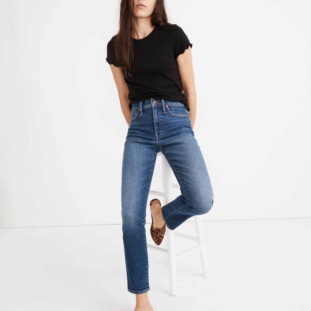 Women’s Madewell Stovepipe Jeans in Manchester Wash